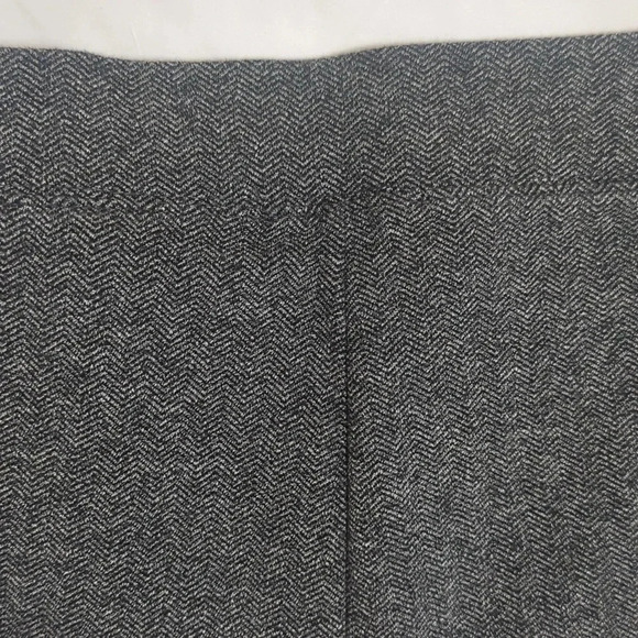 Banana Republic Herringbone Side Zip Pants, Color Black Gray Size M - Picture 10 of 14